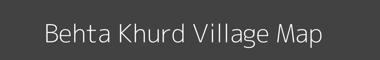 Map of Behta Khurd Village in Uttar Pradesh Image