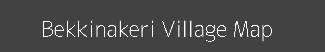 Map of Bekkinakeri Village in Karnataka Image