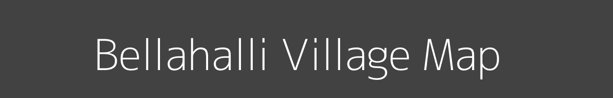 Map of Bellahalli Village in Karnataka Image