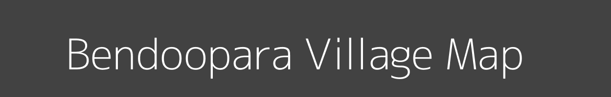 Map of Bendoopara Village in Uttar Pradesh Image