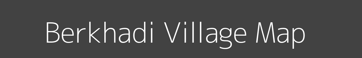 Map of Berkhadi Village in Madhya Pradesh Image