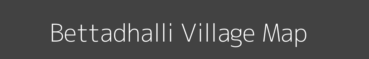 Map of Bettadhalli Village in Karnataka Image