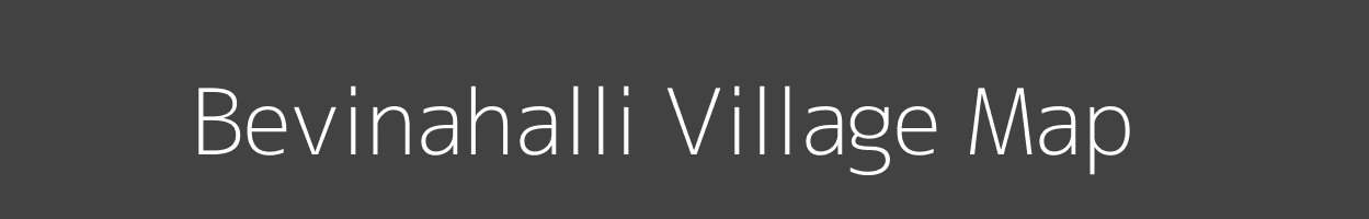 Map of Bevinahalli Village in Karnataka Image