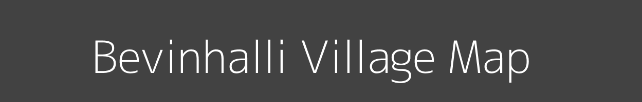Map of Bevinhalli Village in Karnataka Image