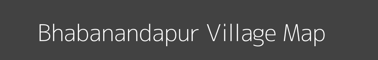 Map of Bhabanandapur Village in West Bengal Image