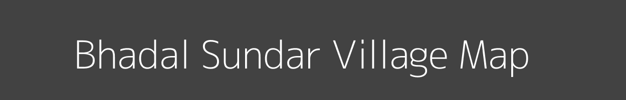 Map of Bhadal Sundar Village in Uttar Pradesh Image