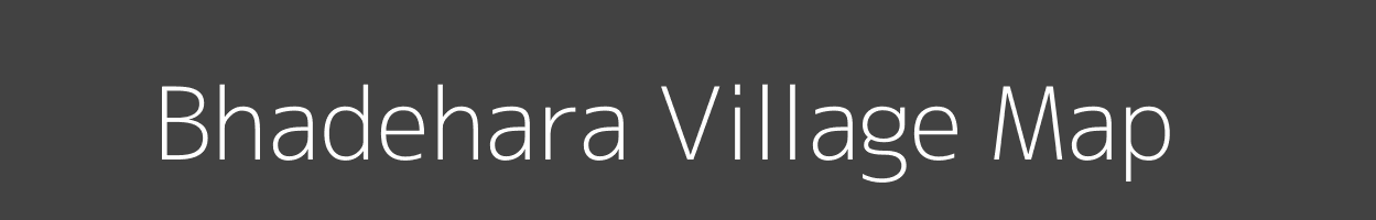 Map of Bhadehara Village in Uttar Pradesh Image