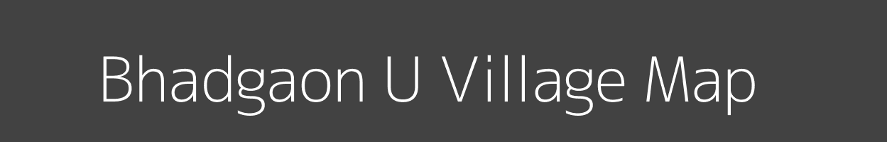 Map of Bhadgaon U Village in Maharashtra Image