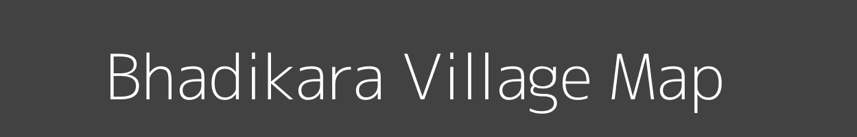 Map of Bhadikara Village in Uttar Pradesh Image