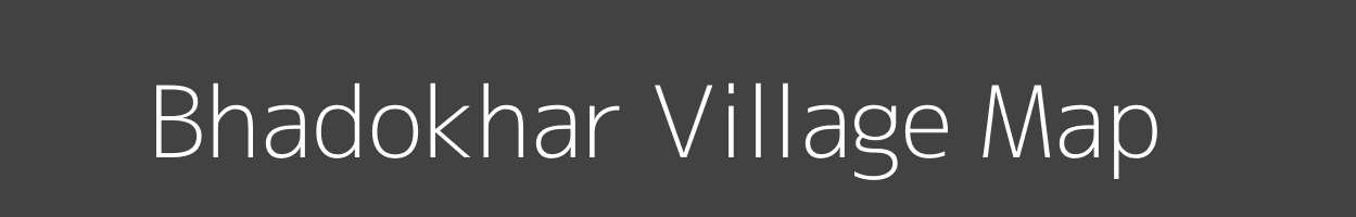 Map of Bhadokhar Village in Uttar Pradesh Image