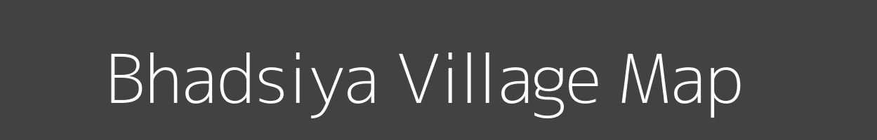 Map of Bhadsiya Village in Uttar Pradesh Image