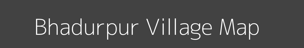 Map of Bhadurpur Village in Uttar Pradesh Image