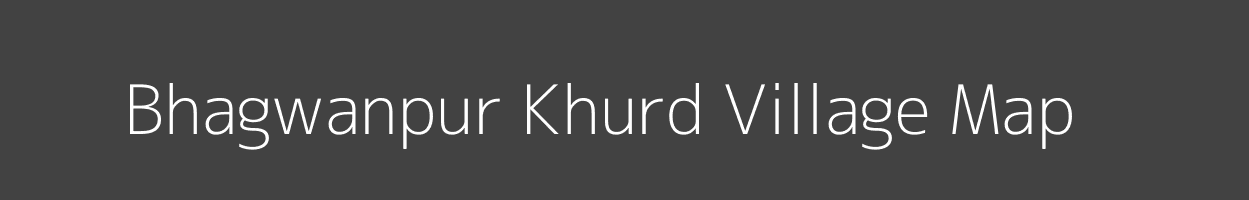 Map of Bhagwanpur Khurd Village in Uttar Pradesh Image