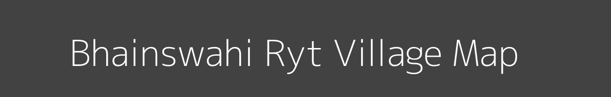 Map of Bhainswahi Ryt Village in Madhya Pradesh Image