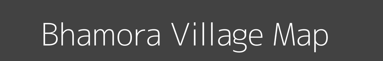 Map of Bhamora Village in Uttar Pradesh Image