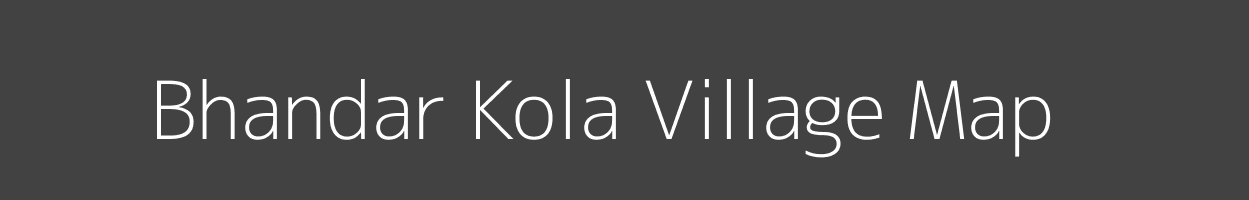 Map of Bhandar Kola Village in Jharkhand Image