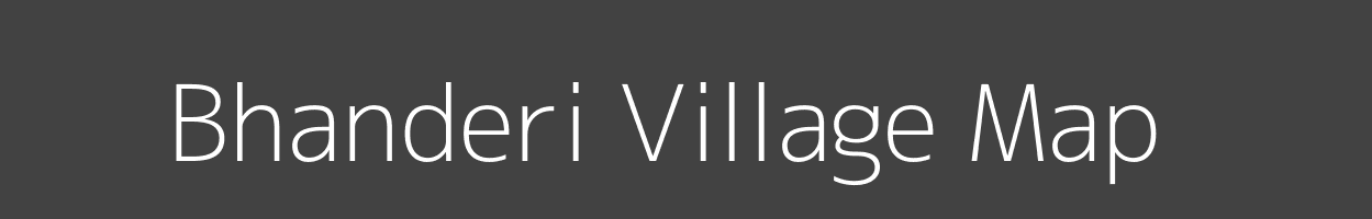 Map of Bhanderi Village in Rajasthan Image