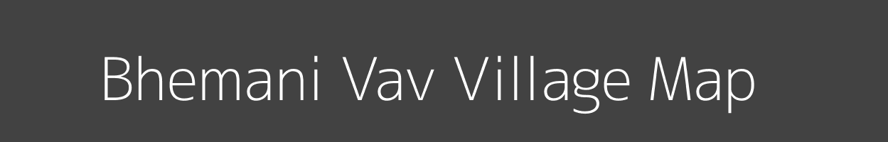 Map of Bhemani Vav Village in Gujarat Image