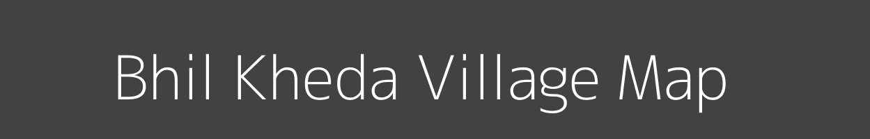 Map of Bhil Kheda Village in Madhya Pradesh Image