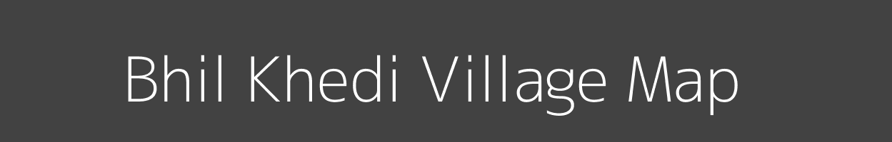 Map of Bhil Khedi Village in Madhya Pradesh Image