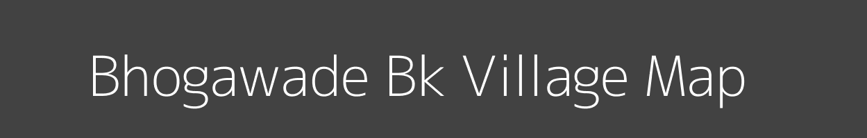 Map of Bhogawade Bk Village in Maharashtra Image