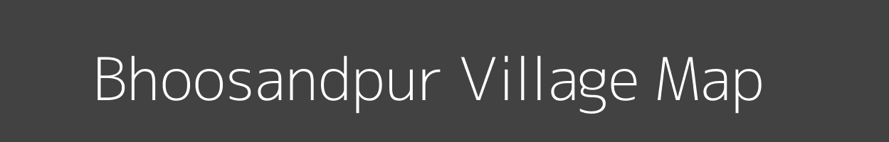 Map of Bhoosandpur Village in Uttar Pradesh Image