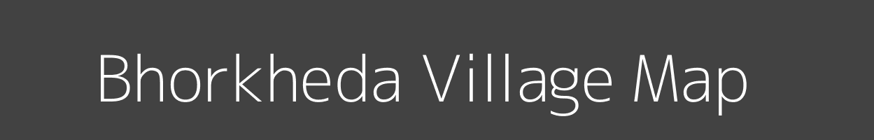 Map of Bhorkheda Village in Maharashtra Image