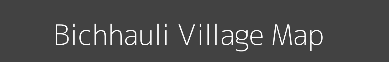 Map of Bichhauli Village in Uttar Pradesh Image