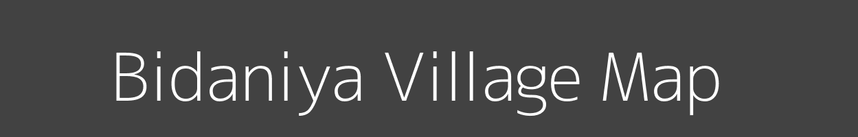 Map of Bidaniya Village in Madhya Pradesh Image