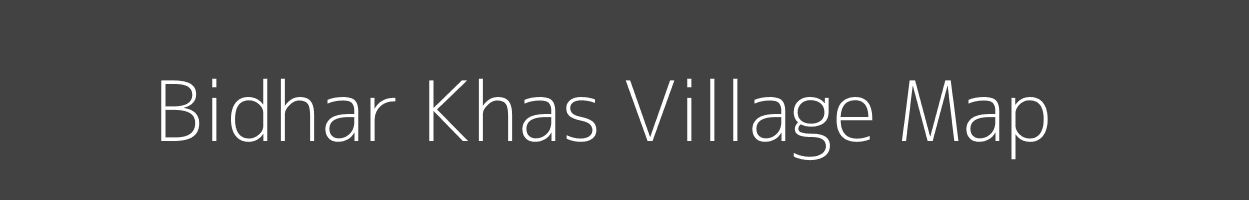 Map of Bidhar Khas Village in Uttar Pradesh Image