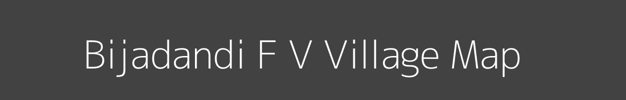 Map of Bijadandi F V Village in Madhya Pradesh Image