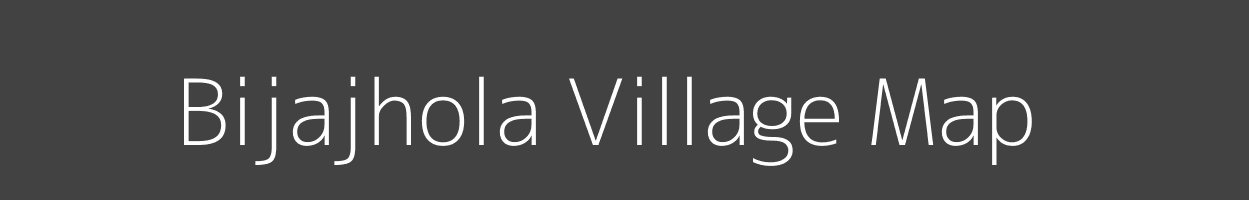 Map of Bijajhola Village in Madhya Pradesh Image