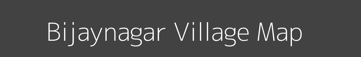 Map of Bijaynagar Village in West Bengal Image