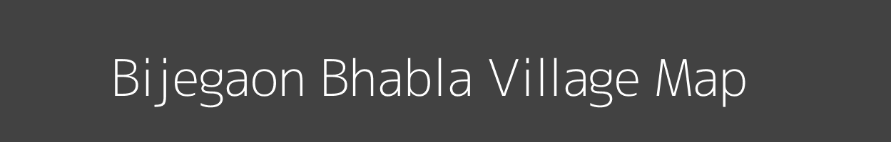 Map of Bijegaon Bhabla Village in Madhya Pradesh Image