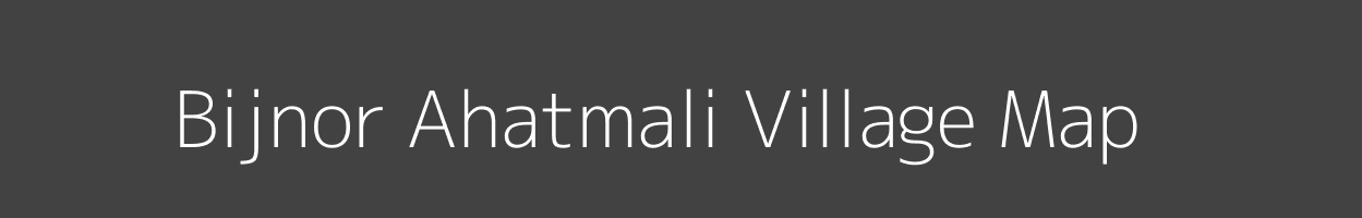 Map of Bijnor Ahatmali Village in Uttar Pradesh Image