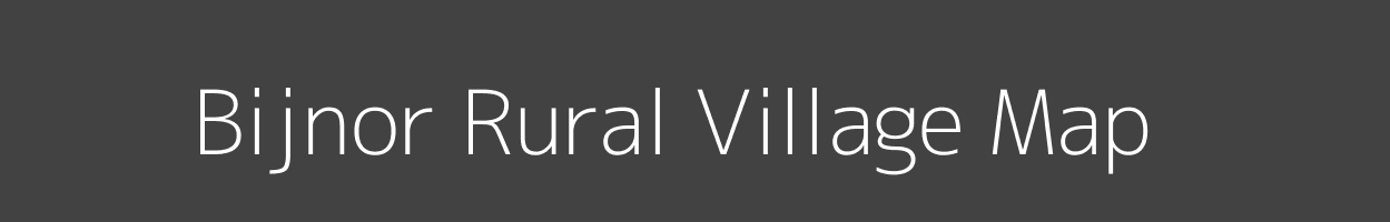 Map of Bijnor Rural Village in Uttar Pradesh Image