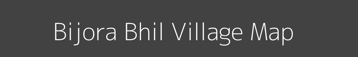 Map of Bijora Bhil Village in Madhya Pradesh Image