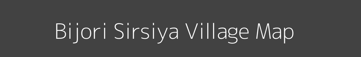 Map of Bijori Sirsiya Village in Madhya Pradesh Image