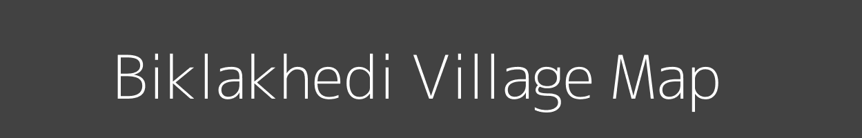 Map of Biklakhedi Village in Madhya Pradesh Image