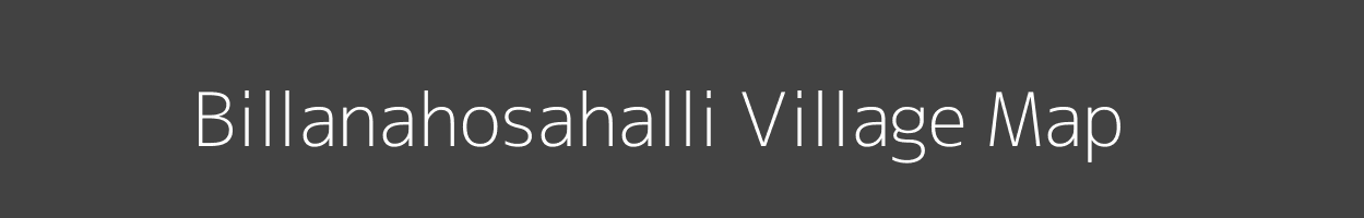 Map of Billanahosahalli Village in Karnataka Image