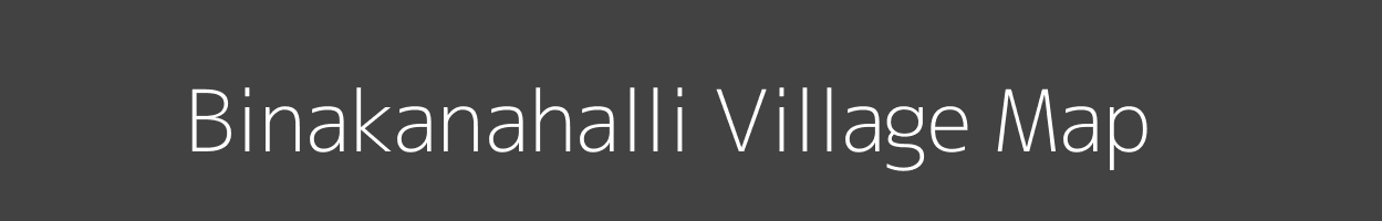 Map of Binakanahalli Village in Karnataka Image