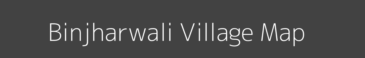 Map of Binjharwali Village in Rajasthan Image
