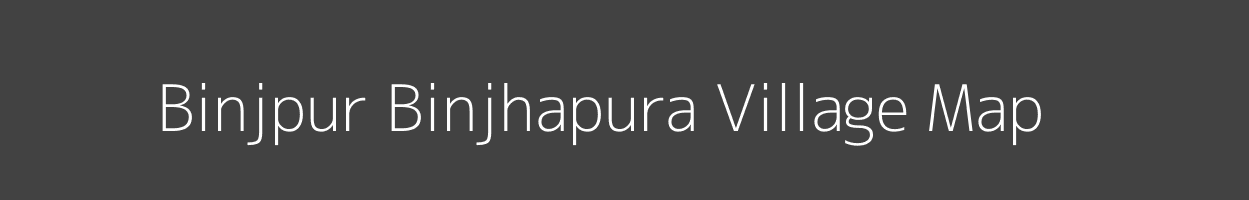 Map of Binjpur Binjhapura Village in Odisha Image