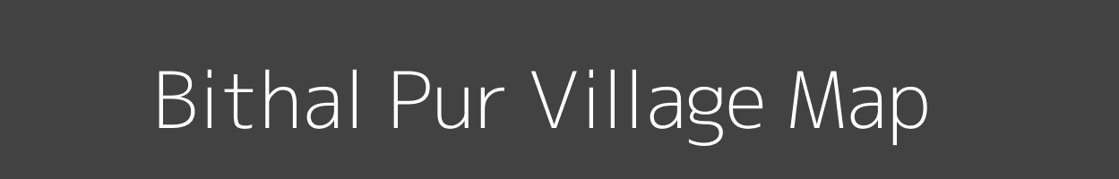 Map of Bithal Pur Village in Uttar Pradesh Image