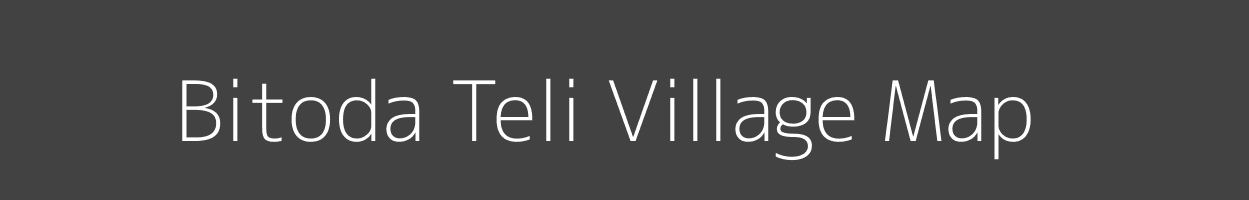 Map of Bitoda Teli Village in Maharashtra Image