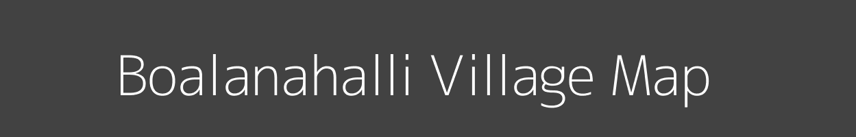 Map of Boalanahalli Village in Tamil Nadu Image