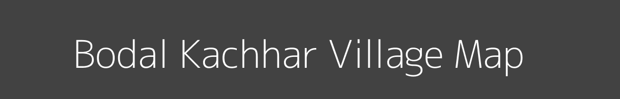 Map of Bodal Kachhar Village in Madhya Pradesh Image