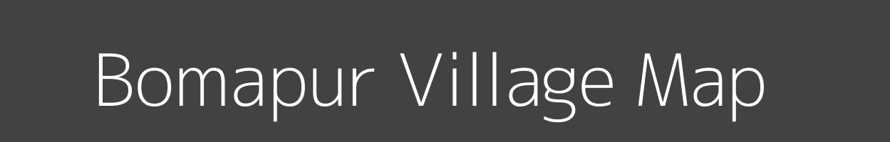 Map of Bomapur Village in Uttar Pradesh Image