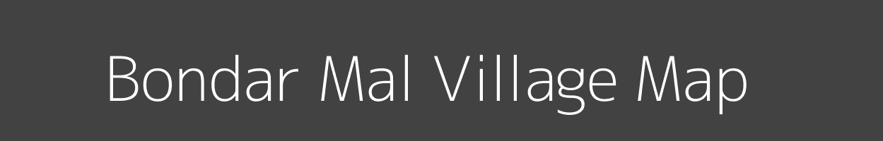 Map of Bondar Mal Village in Madhya Pradesh Image