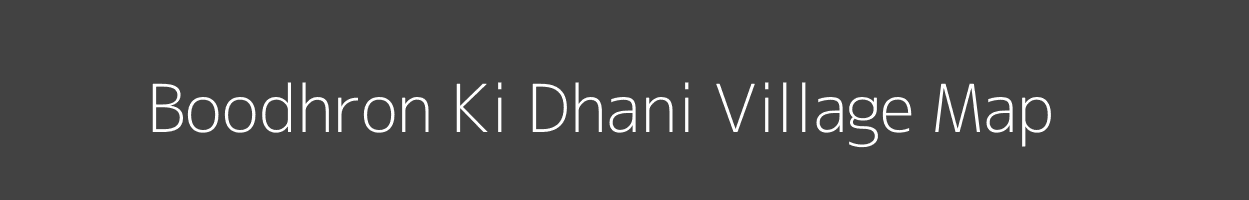 Map of Boodhron Ki Dhani Village in Rajasthan Image